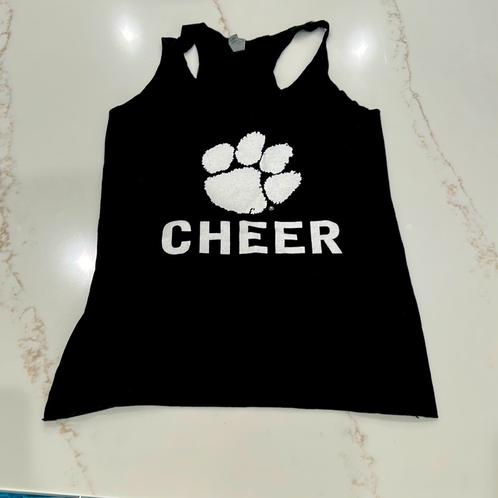 Clemson University cheer team tank size M